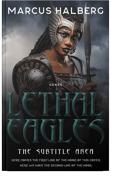 Front view of Shark #27309 - Premade Historical Book Cover