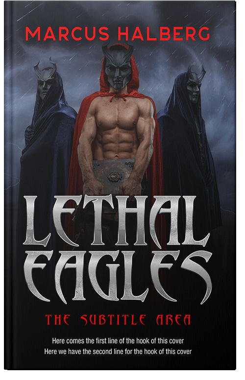 Front view of Quicksand #27315 - Premade Fantasy Book Cover