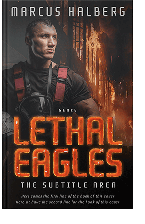 Pre Made Book Cover Brown Rust