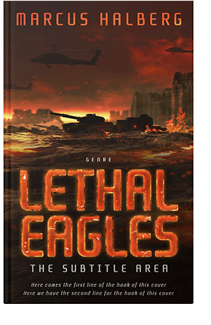 Pre Made Book Cover Graphite