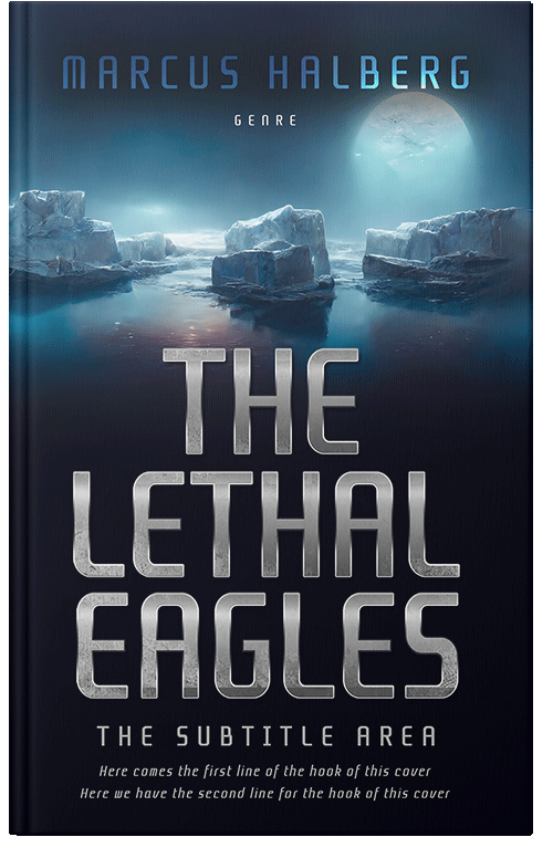 Front view of Premade Nature Book Cover - Tower Gray