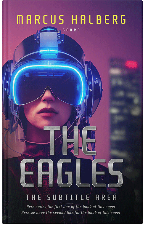 Front view of Jacarta #27331 - Premade Science Fiction Book Cover