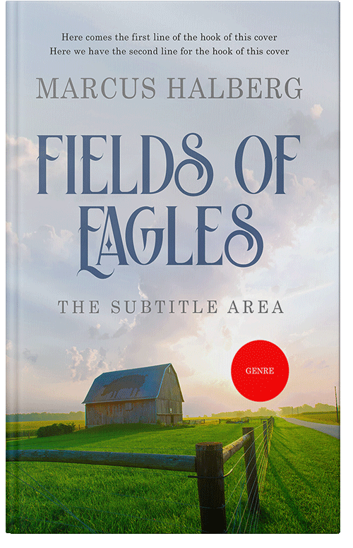 Front view of Iron #27338 - Premade Western Book Cover