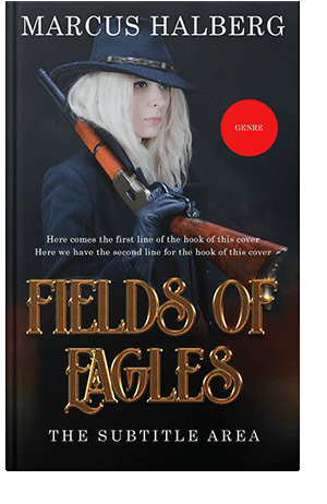 Pre Made Book Cover Old Rose