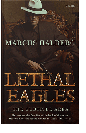 Pre Made Book Cover Graphite