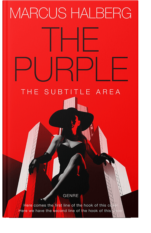 Front view of Red #27375 - Premade Mystery & Thriller & Suspense Book Cover