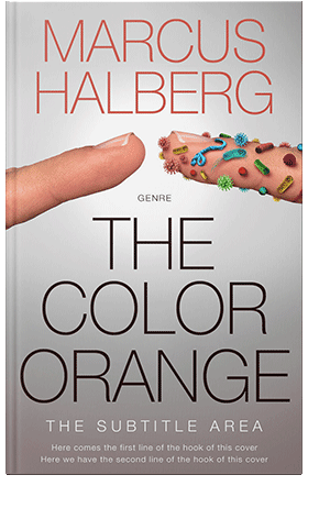 Pre Made Book Cover Silver Rust