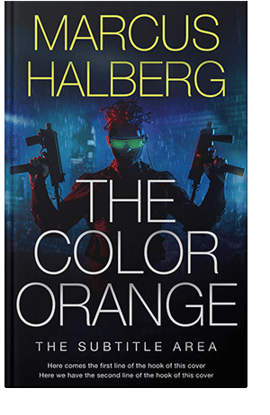 Pre Made Book Cover Ebony