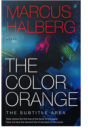 Pre Made Book Cover Ebony