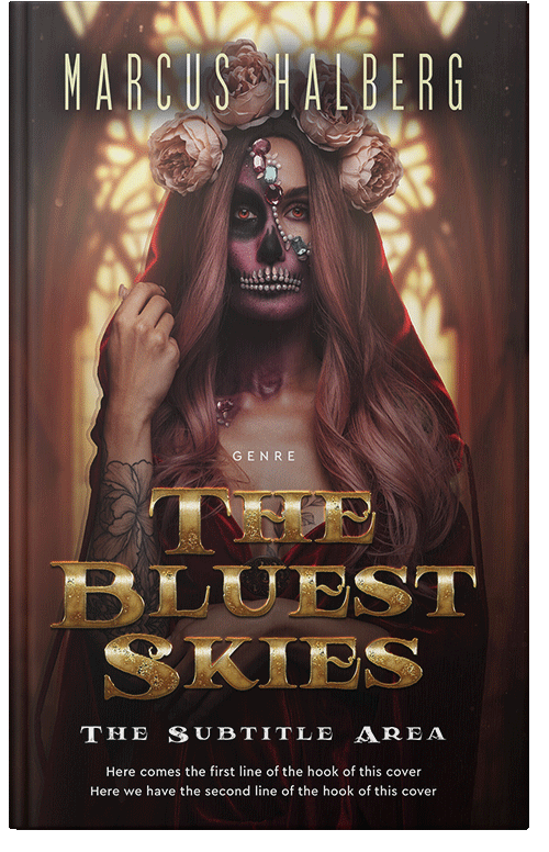 Front view of Eclipse #27402 - Premade Fantasy Book Cover