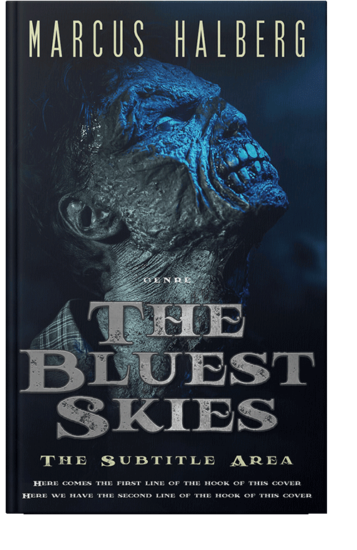 Front view of Ebony #27407 - Premade Apocalyptica Book Cover