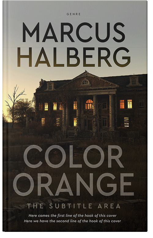 Front view of Oil #27409 - Premade Mystery & Thriller & Suspense Book Cover