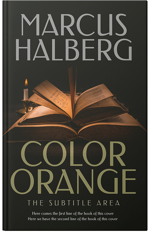 Front view of Premade Historical Book Cover - Zeus