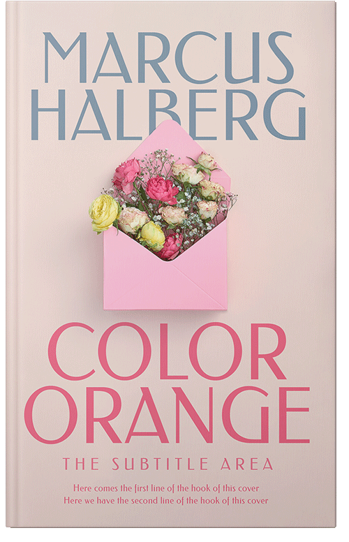 Front view of Oyster Pink #27415 - Premade Romance Book Cover