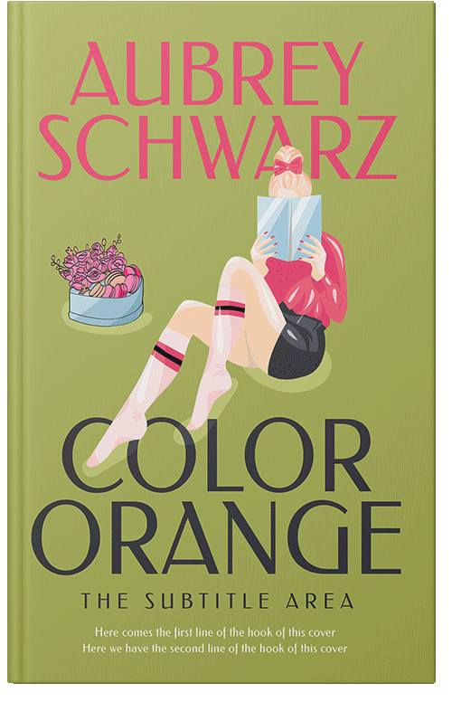 Front view of Olive Green #27417 - Premade Romance Book Cover