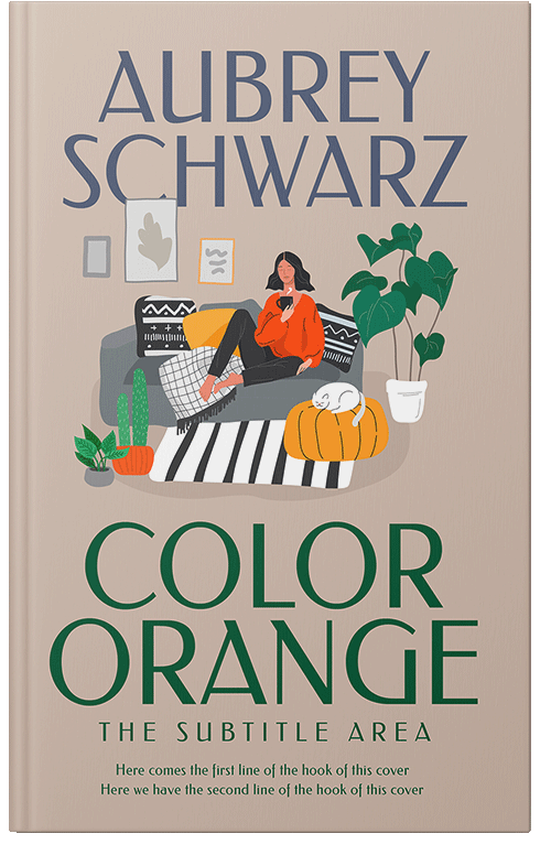 Front view of Soft Amber #27419 - Premade Self-Improvement & Self-Help Book Cover