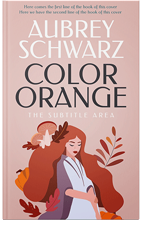 Pre Made Book Cover Cavern Pink