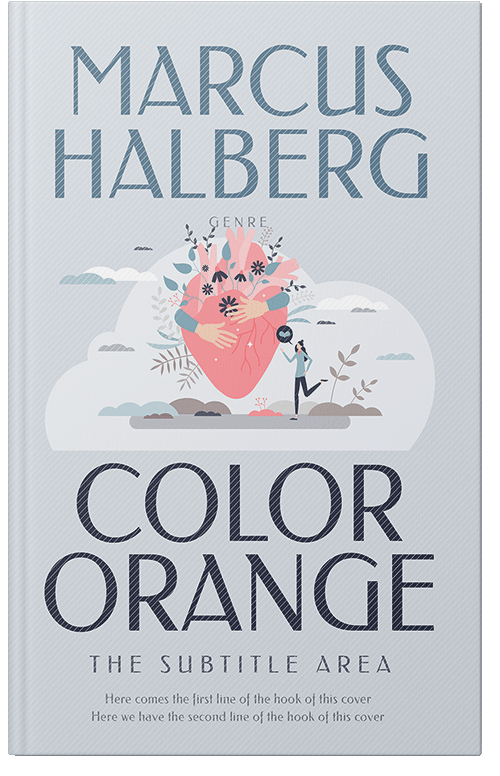 Front view of Iron #27429 - Premade Health & Mind & Body Book Cover