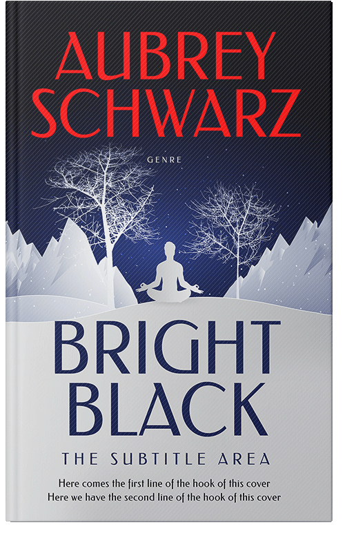 Front view of Premade Religion & Spirituality Book Cover - Iron