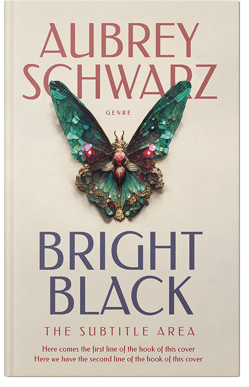 Front view of Premade Fantasy Book Cover - White Rock