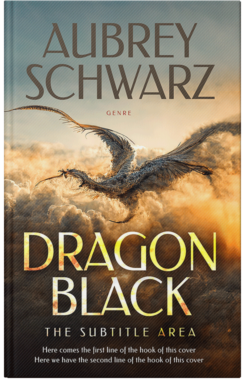 Front view of Taupe #27439 - Premade Fantasy Book Cover