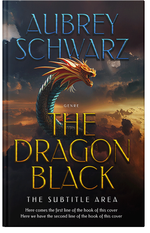 Front view of Premade Fantasy Book Cover - Thunder