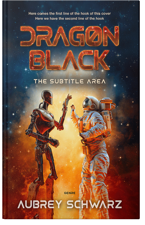 Front view of Premade Science Fiction Book Cover - Cocoa Brown