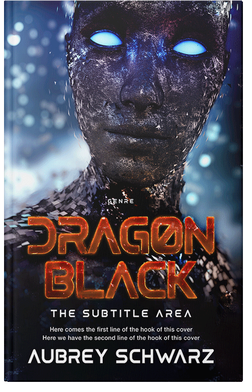 Front view of Mirage #27458 - Premade Science Fiction Book Cover