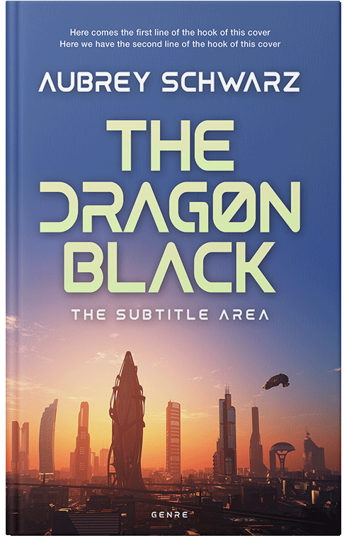 Front view of Premade Science Fiction Book Cover - Kashmir Blue