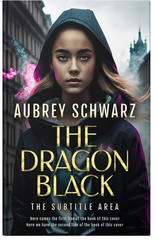 Front view of Premade Science Fiction Book Cover - Soft Amber