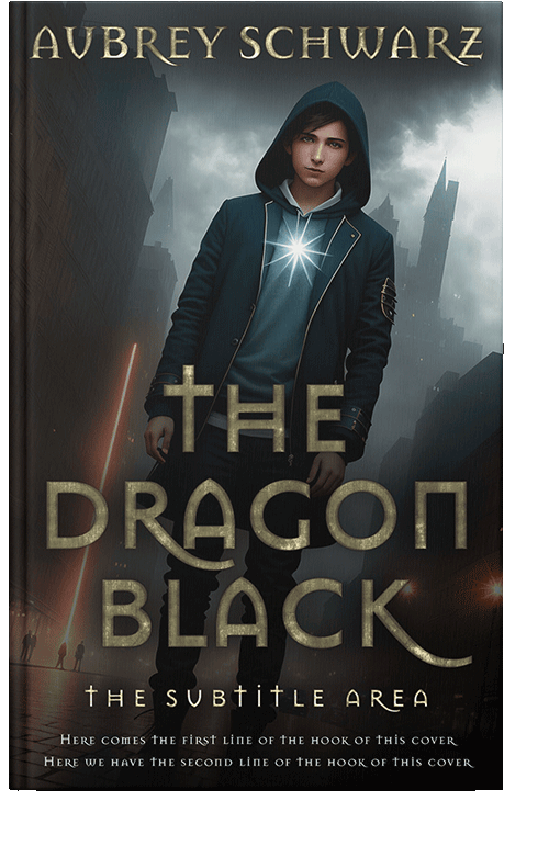 Front view of Shark #27467 - Premade Science Fiction Book Cover