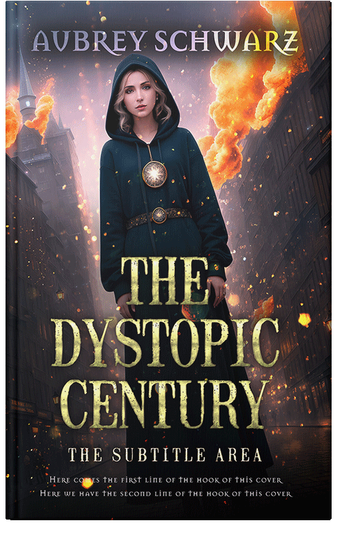 Front view of Premade Science Fiction Book Cover - Brandy