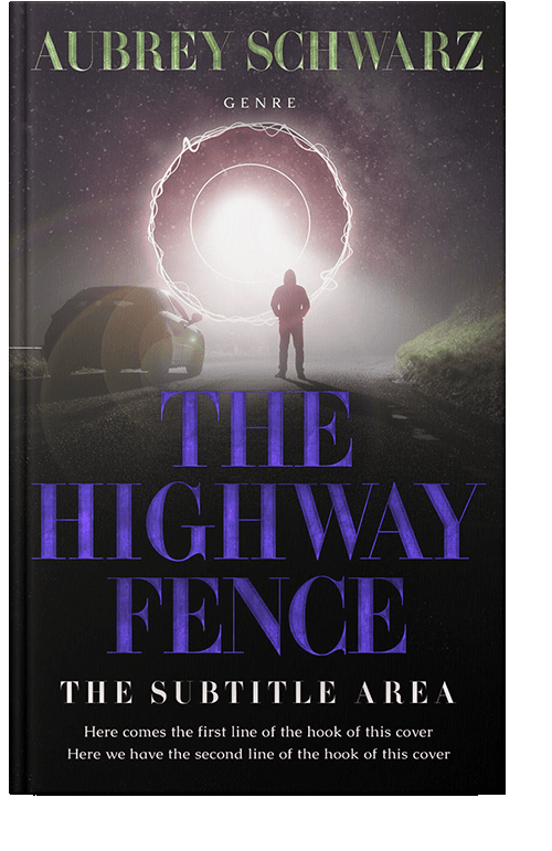 Front view of Thunder #27506 - Premade Horror Book Cover