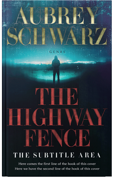 Front view of Tan #27509 - Premade Science Fiction Book Cover