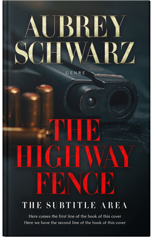 Front view of Black #27511 - Premade Mystery & Thriller & Suspense Book Cover