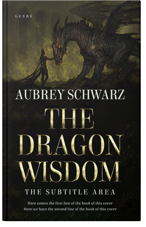 Front view of Rangoon Green #27525 - Premade Fantasy Book Cover