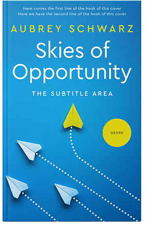 Pre Made Book Cover Cerulean