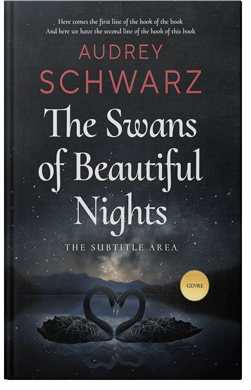 Front view of Premade Nature Book Cover - Shark