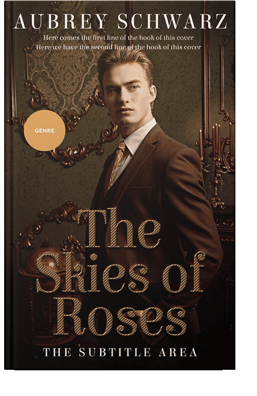 Front view of Crowshead #27589 - Premade Romance Book Cover