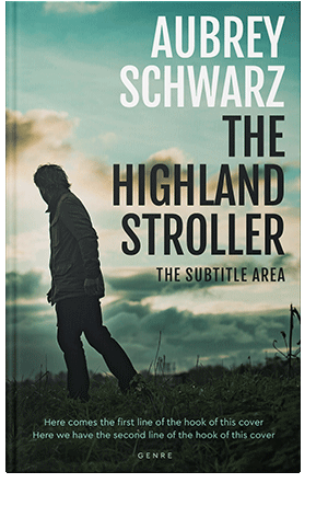 Pre Made Book Cover Foggy Gray