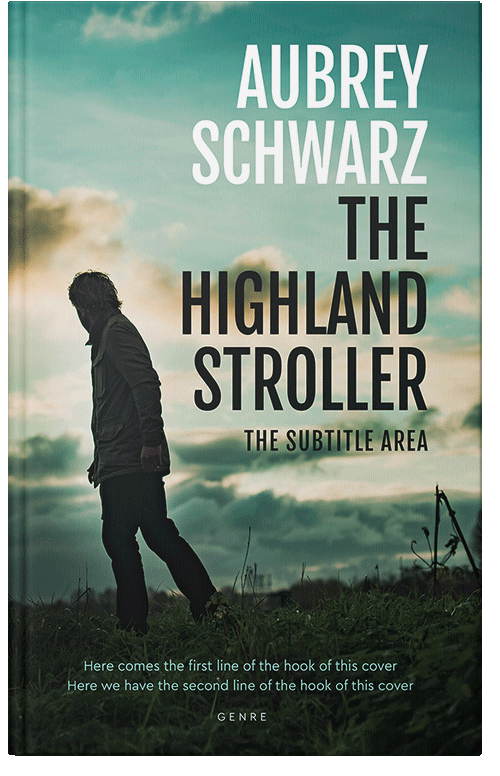 Front view of Premade Mystery & Thriller & Suspense Book Cover - Foggy Gray