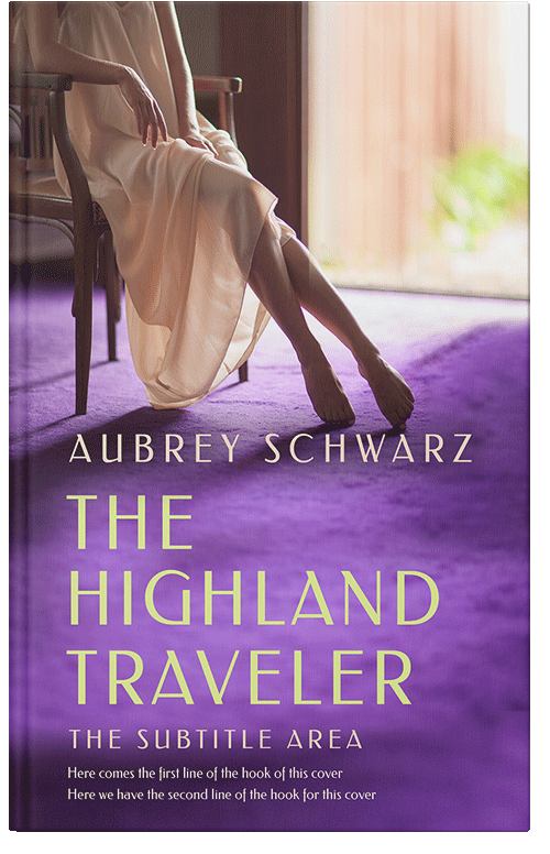 Front view of Premade Romance Book Cover - Wisteria