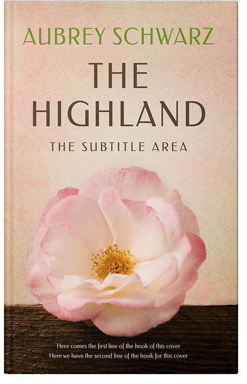 Front view of Just Right #27630 - Premade Abstract Book Cover