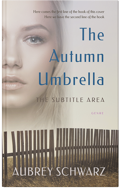 Front view of Swirl #27638 - Premade Literary Fiction Book Cover