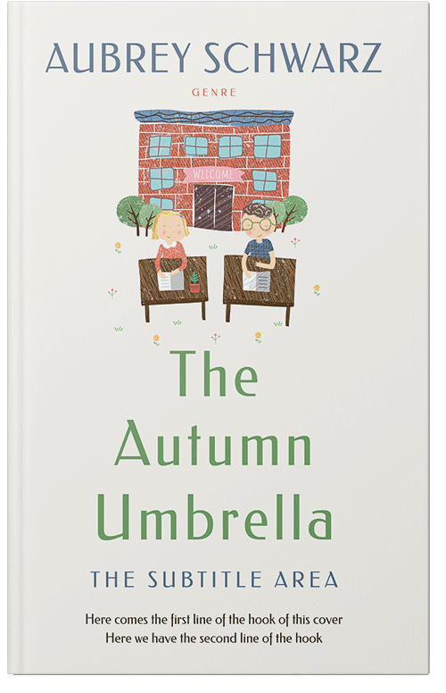 Front view of Premade Children's Book Cover - Gray Nurse