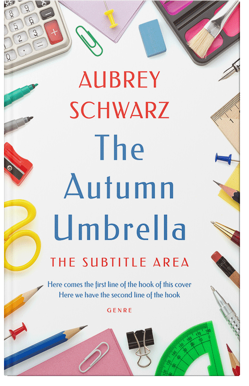 Front view of Premade Education Book Cover - Paradiso