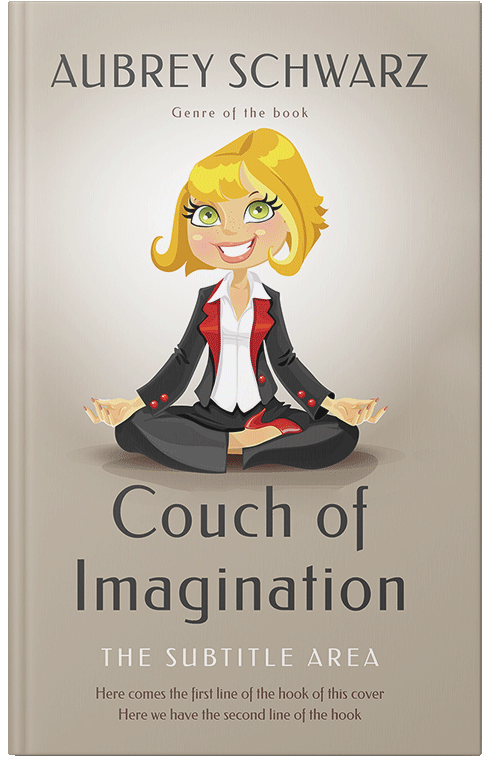 Front view of Premade Chick Lit Book Cover - Sisal