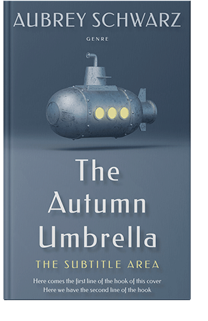 Pre Made Book Cover Slate Gray