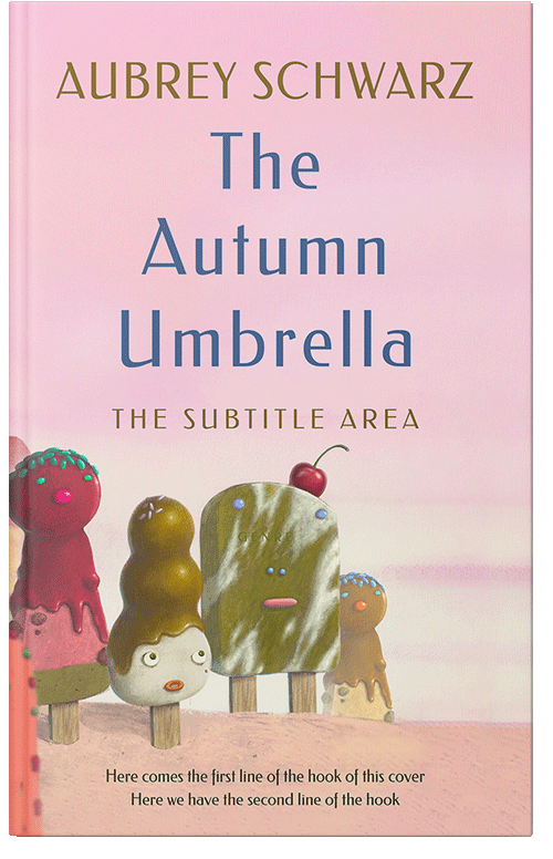 Front view of Premade Children's Book Cover - Azalea