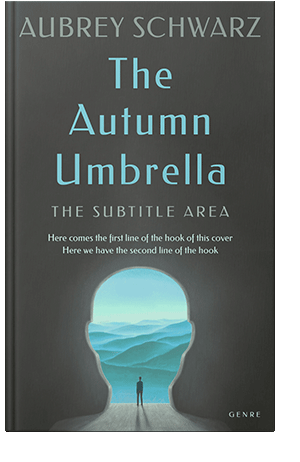 Pre Made Book Cover Fuscous Gray